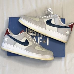 NIKE Air Force 1 Low SP Grey Fog Undefeated 5 On It Dunk vs. AF1 Men’s Size 11